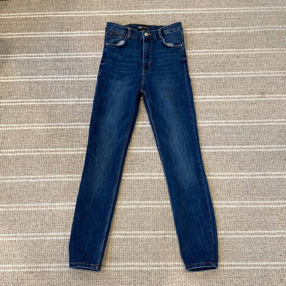 Zara Ultra High Rise Skinny Jeans